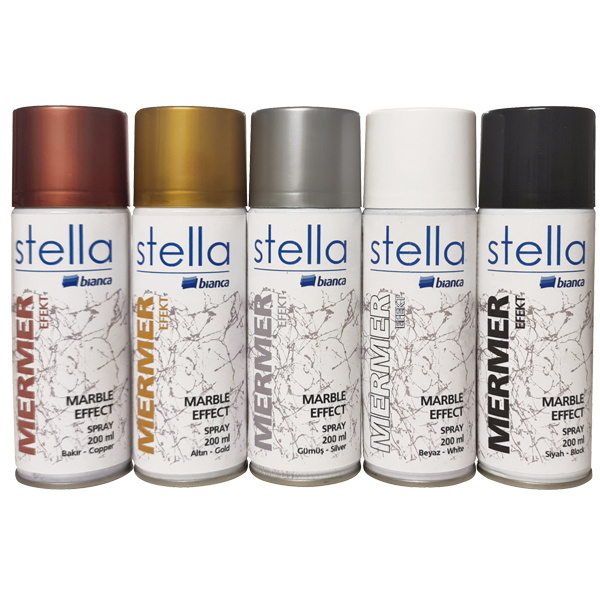 Bianca Stella Mermer Efekt Spreyi 200 ml.